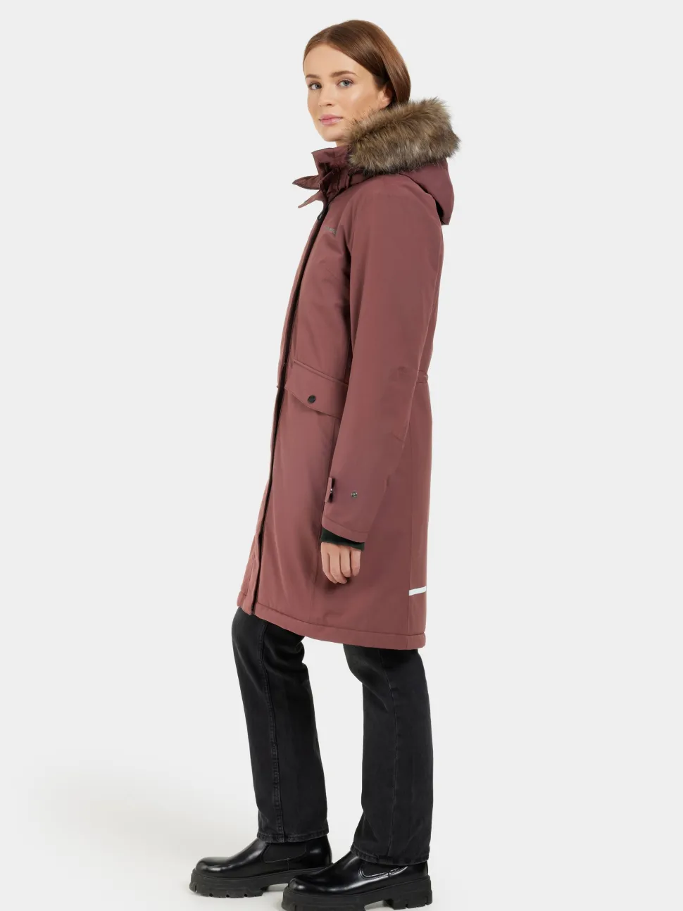 Didriksons Women's Erika Parka 3 Old Rust