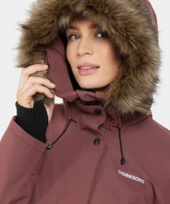 Didriksons Women's Erika Parka 3 Old Rust