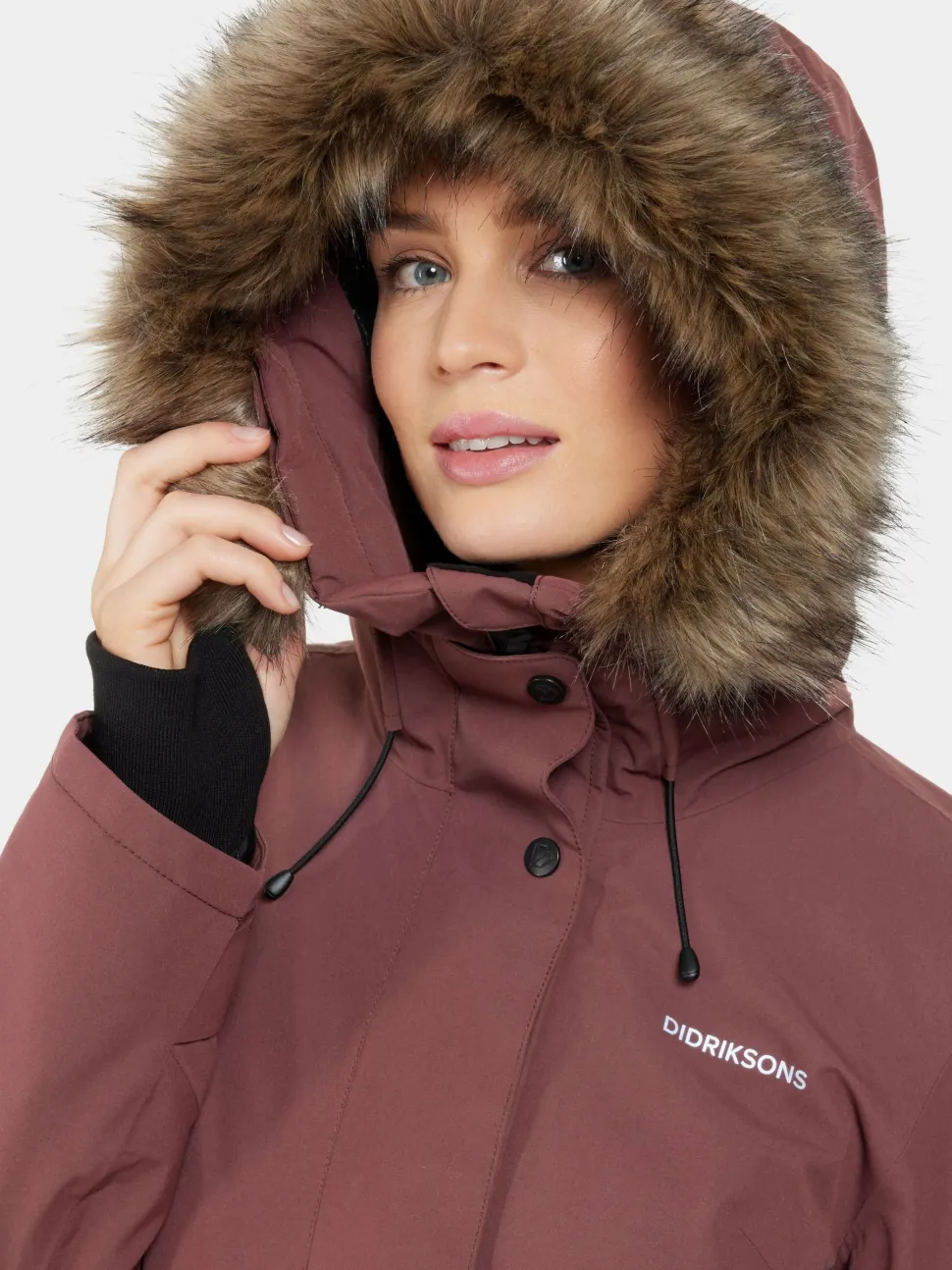 Didriksons Women's Erika Parka 3 Old Rust