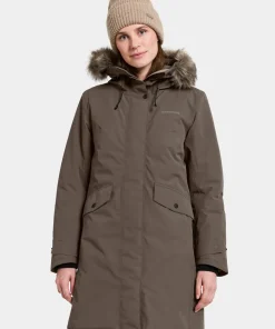 Didriksons Women's Erika Parka 3 Mocha Brown