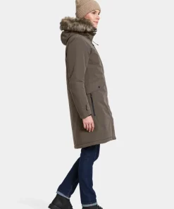 Didriksons Women's Erika Parka 3 Mocha Brown