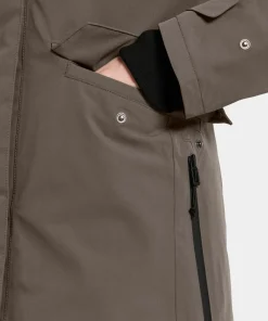 Didriksons Women's Erika Parka 3 Mocha Brown
