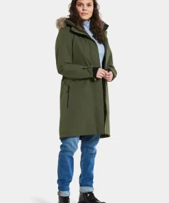Didriksons Women's Erika Parka 3 Deep Green