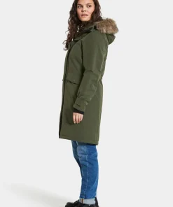 Didriksons Women's Erika Parka 3 Deep Green