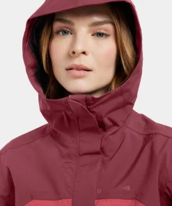 Didriksons Women's Grit Jacket 3 Anemon Red