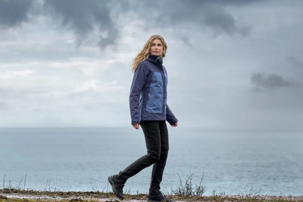 Didriksons Women's Grit Jacket 3 Blue Arcad