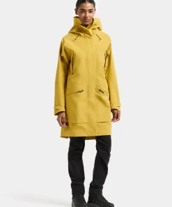 Didriksons Women's Ilma Parka 8 Yellow Pollen