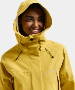 Didriksons Women's Ilma Parka 8 Yellow Pollen