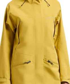 Didriksons Women's Ilma Parka 8 Yellow Pollen