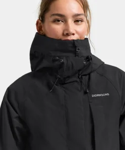 Didriksons Women's Louise Parka Long Black