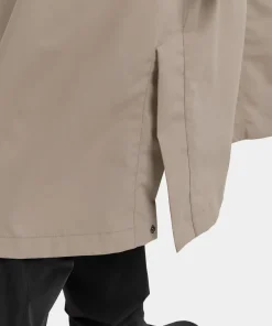 Didriksons Women's Louise Parka Long Ash Brown