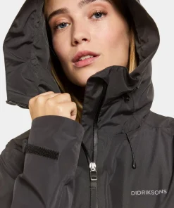 Didriksons Women's Nadja Parka Long 4 Black