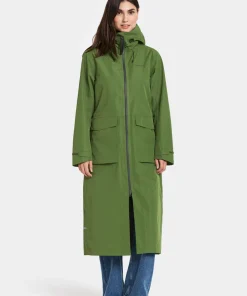Didriksons Women's Nadja Parka Long 4 Velvet Green