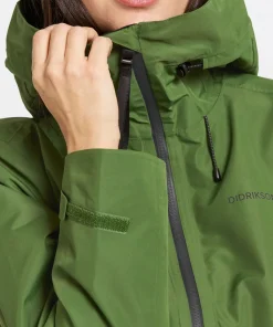 Didriksons Women's Nadja Parka Long 4 Velvet Green