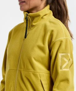 Didriksons Women's Ronja Full Zip Yellow Pollen