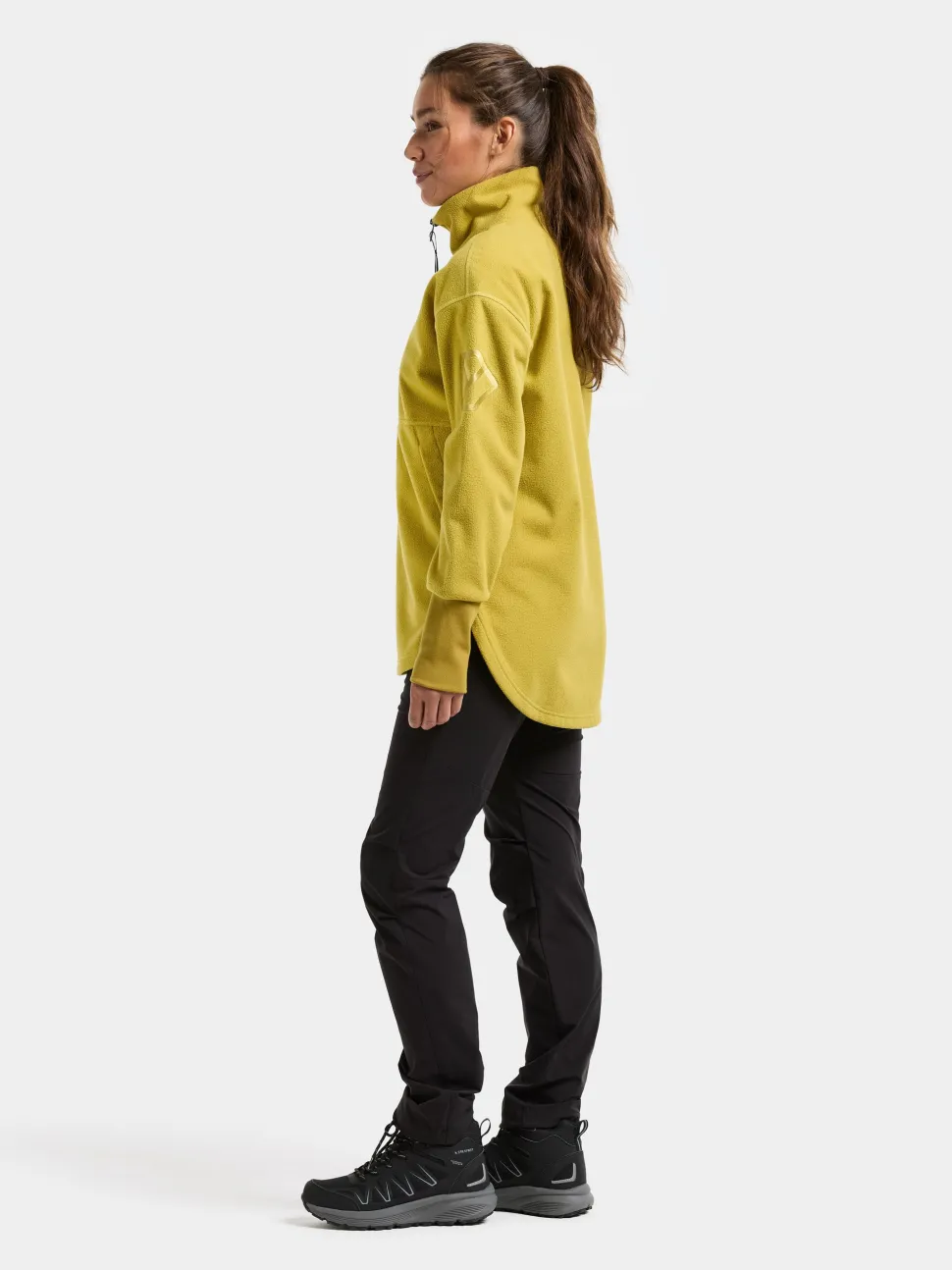 Didriksons Women's Ronja Full Zip Yellow Pollen