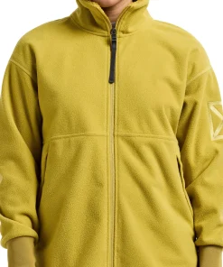 Didriksons Women's Ronja Full Zip Yellow Pollen