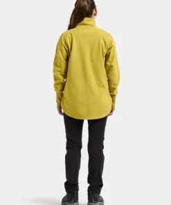 Didriksons Women's Ronja Full Zip Yellow Pollen
