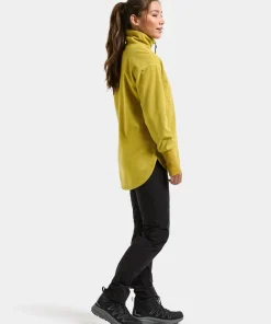 Didriksons Women's Ronja Full Zip Yellow Pollen