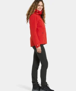 Didriksons Women's Silja Jacket Pomme Red