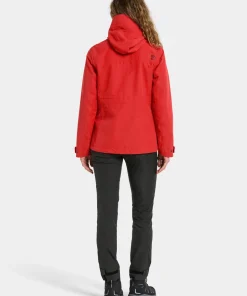 Didriksons Women's Silja Jacket Pomme Red