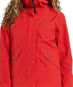 Didriksons Women's Silja Jacket Pomme Red