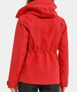 Didriksons Women's Silja Jacket Pomme Red