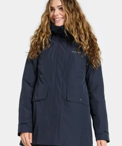 Didriksons Women's Tuva Parka Dark Night Blue
