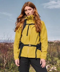 Didriksons Women's Varja Jacket 2 Yellow Pollen