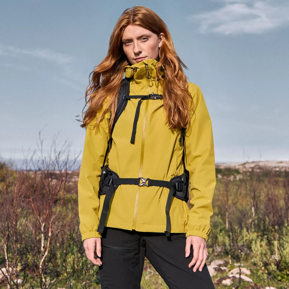Didriksons Women's Varja Jacket 2 Yellow Pollen