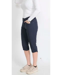 Dobsom Women's Sanda Capri Navy