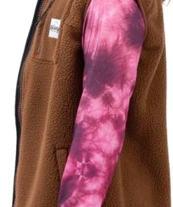 Eivy Women's Lumberjackie Sherpa Vest Brown