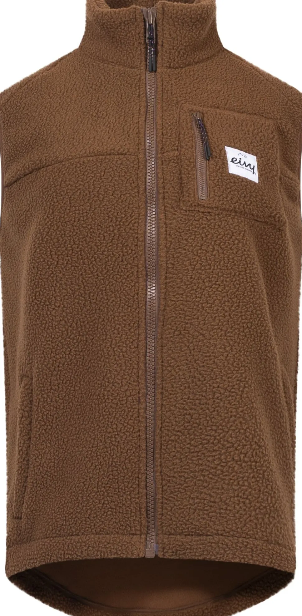 Eivy Women's Lumberjackie Sherpa Vest Brown