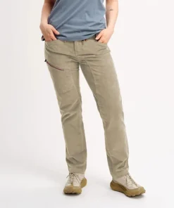 Elevenate Woman's Après Cord Pants Vintage Khaki