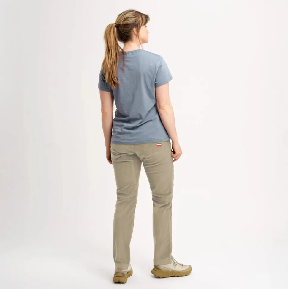 Elevenate Woman's Après Cord Pants Vintage Khaki