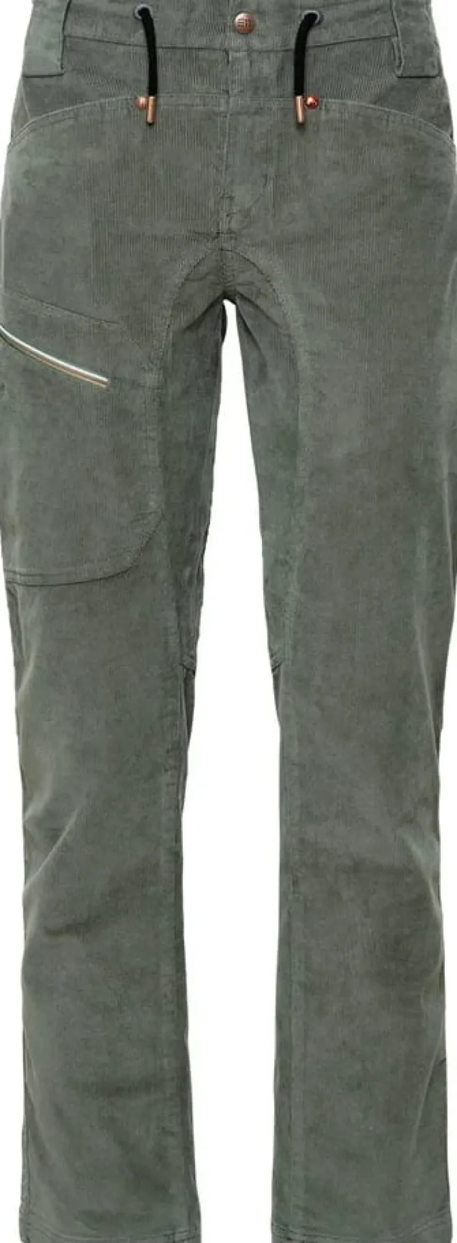 Elevenate Woman's Après Cord Pants Gray Green