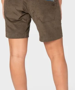 Elevenate Women's Après Cord Shorts Shiitake Brown