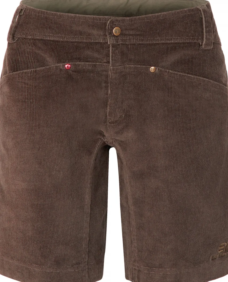 Elevenate Women's Après Cord Shorts Shiitake Brown