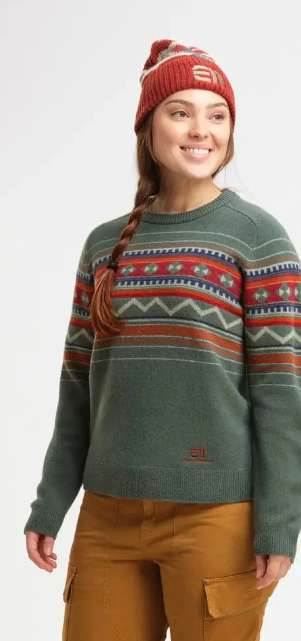 Elevenate Women's Fionnay Knit Gray Green