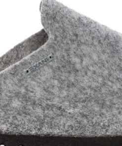 Exani Women's Felt Slipper Light Grey
