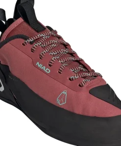 FiveTen Unisex Niad Lace Climbing Shoes Core Black/Crew Red/Acid Mint
