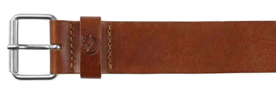 Fjällräven Singi Belt 4 cm Leather Cognac