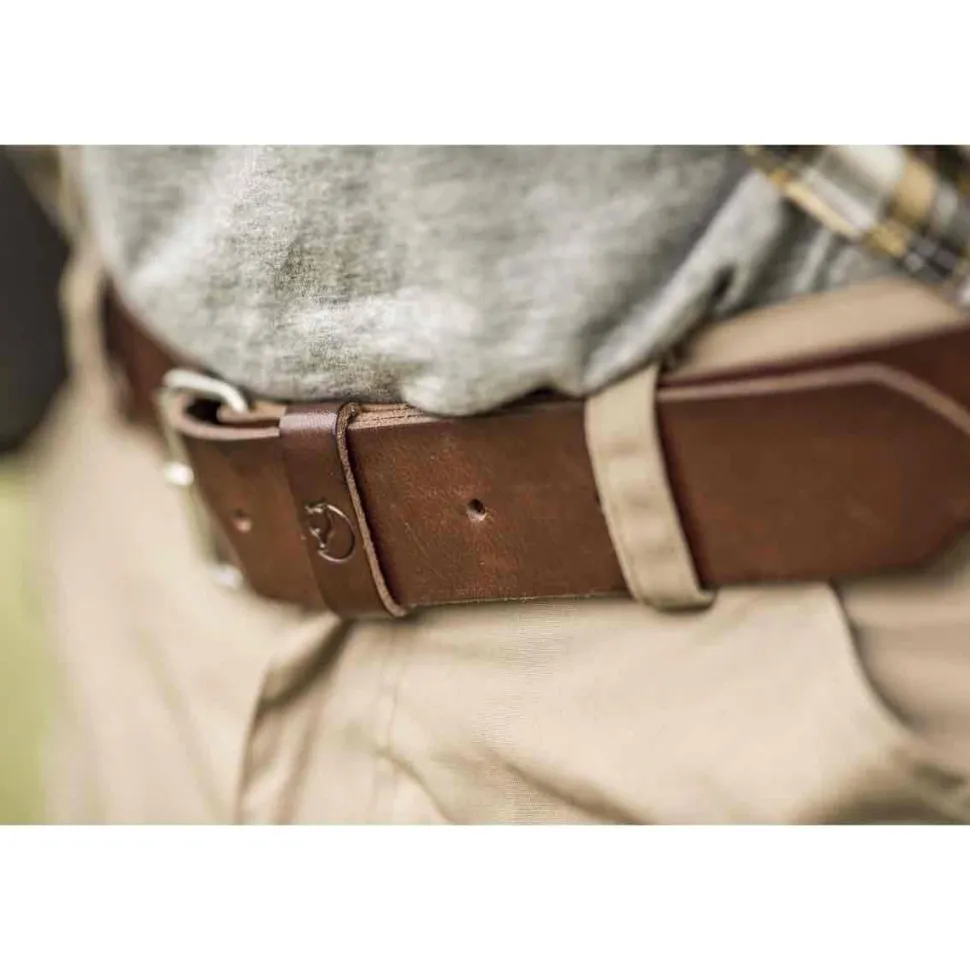 Fjällräven Singi Belt 4 cm Leather Cognac