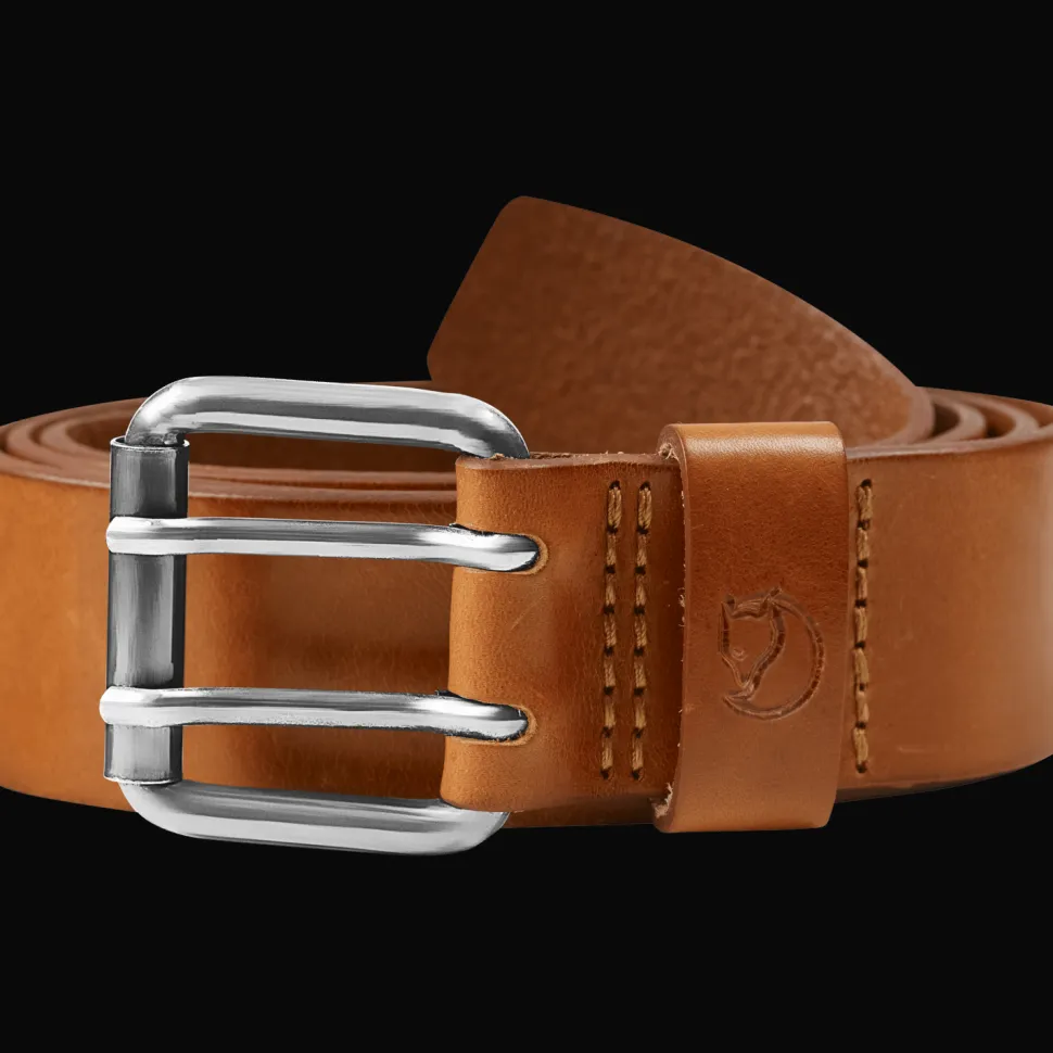 Fjällräven Singi Two-Pin Belt Leather Cognac