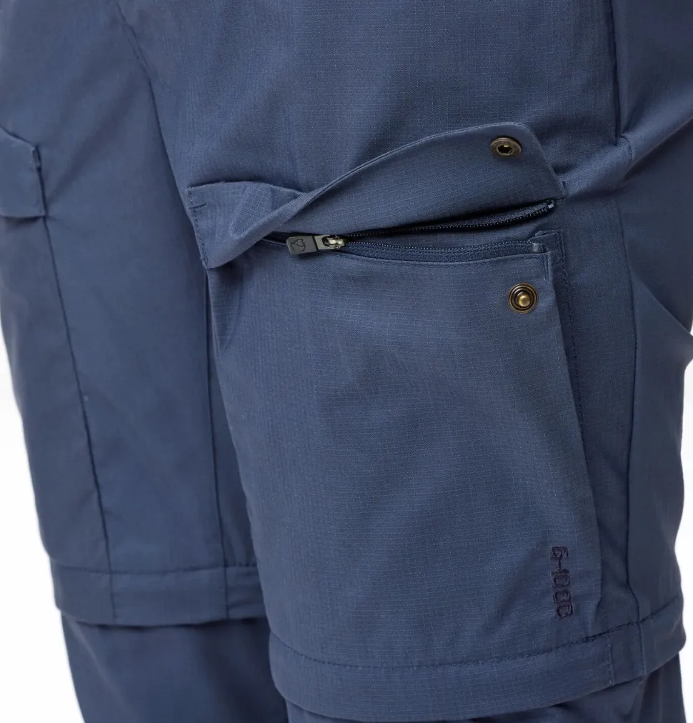 Fjällräven Women's Abisko Hybrid Trail Trousers Zip-Off Suede Brown
