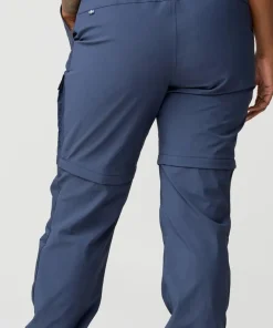 Fjällräven Women's Abisko Hybrid Trail Trousers Zip-Off Suede Brown