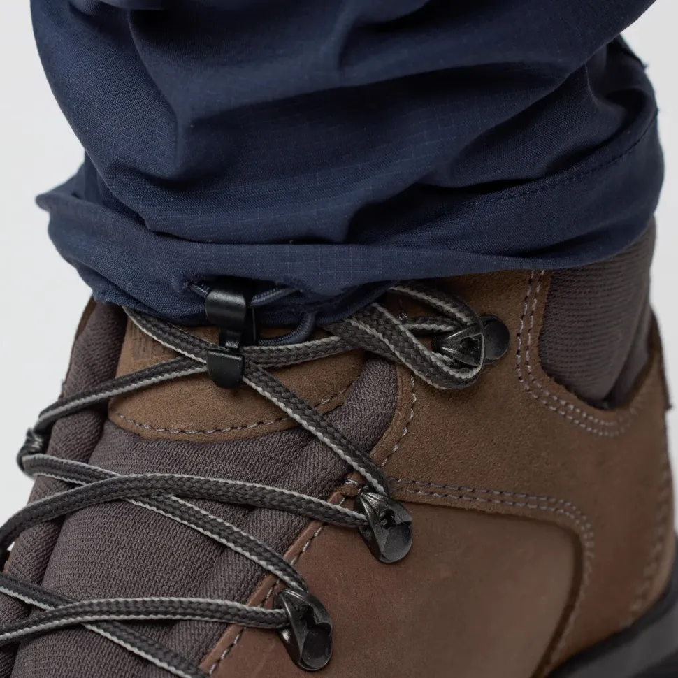 Fjällräven Women's Abisko Hybrid Trail Trousers Zip-Off Suede Brown