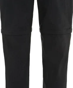 Fjällräven Women's Abisko Hybrid Trail Trousers Zip-Off Black