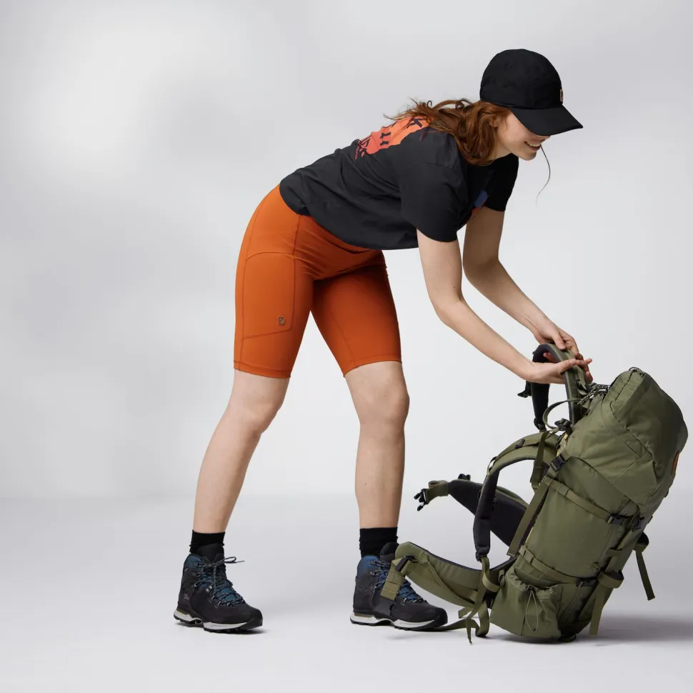 Fjällräven Women's Abisko Short Tights Terracotta Brown
