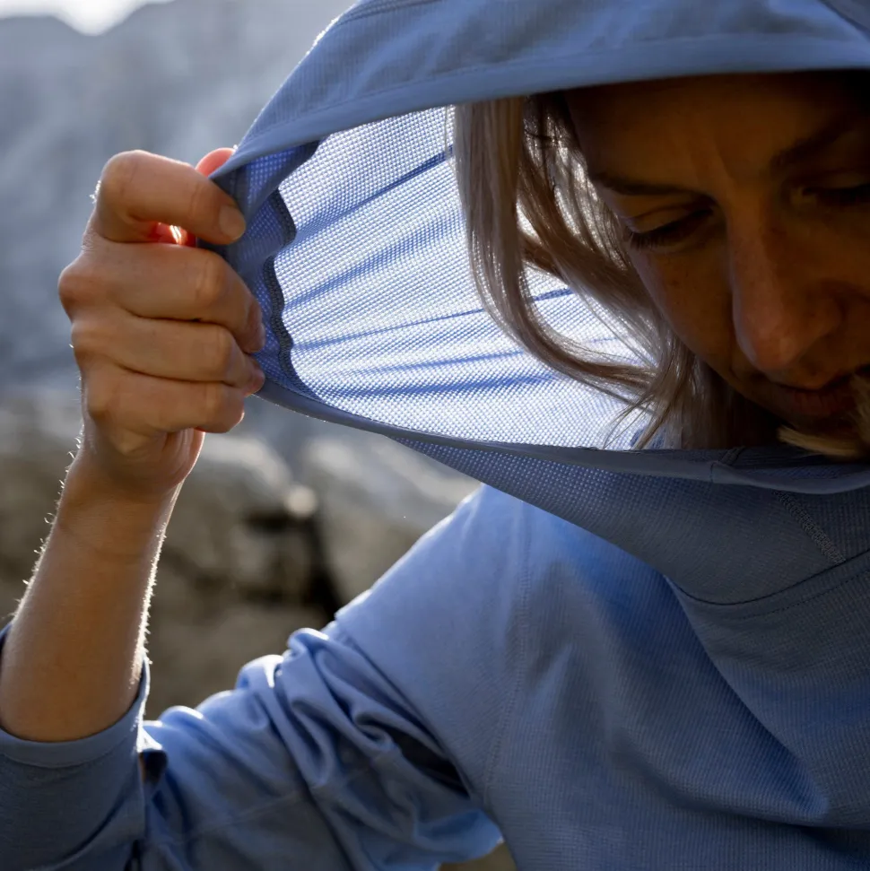 Fjällräven Women's Abisko Sun-Hoodie Ultramarine